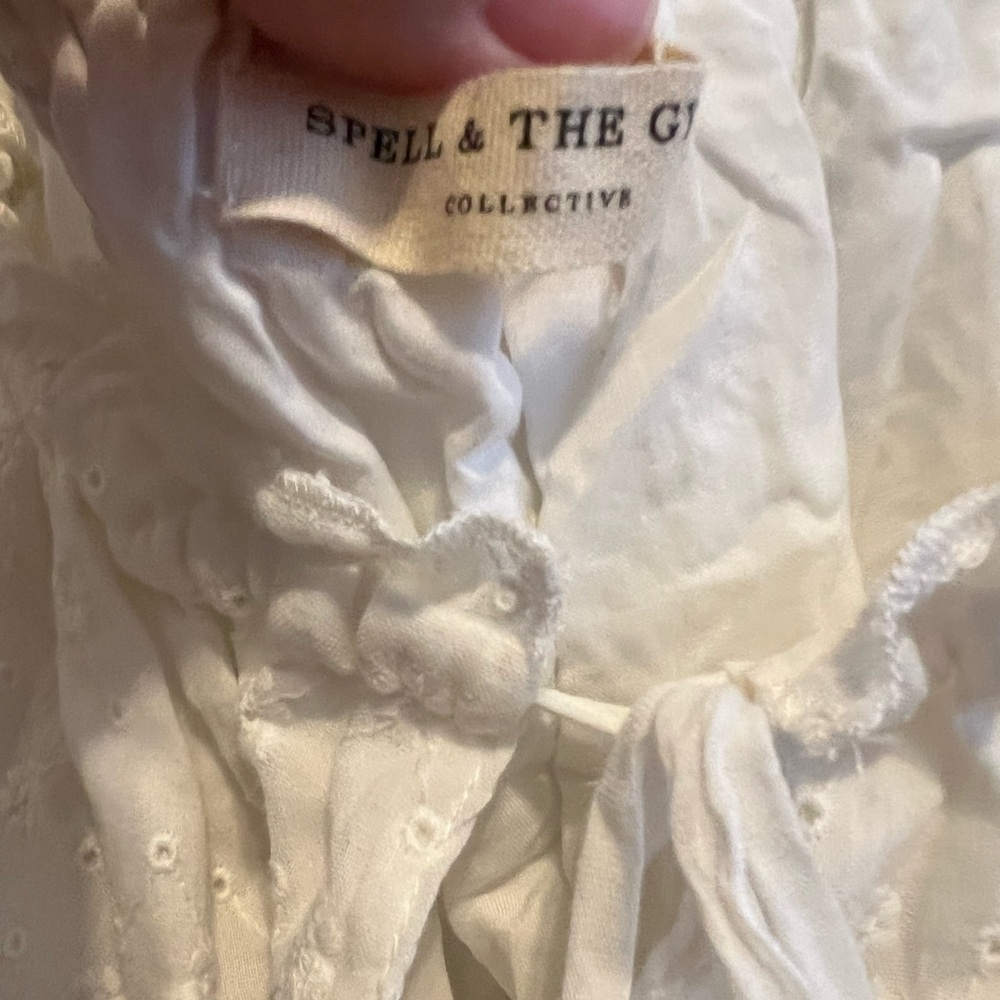 Spell White Mini Dress - Picture 7 of 10